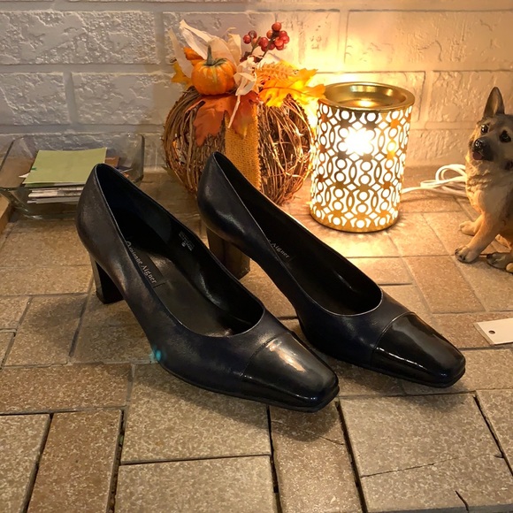 Etienne Aigner Shoes - Etinenne Aigner Size 10M Black Leather Heels